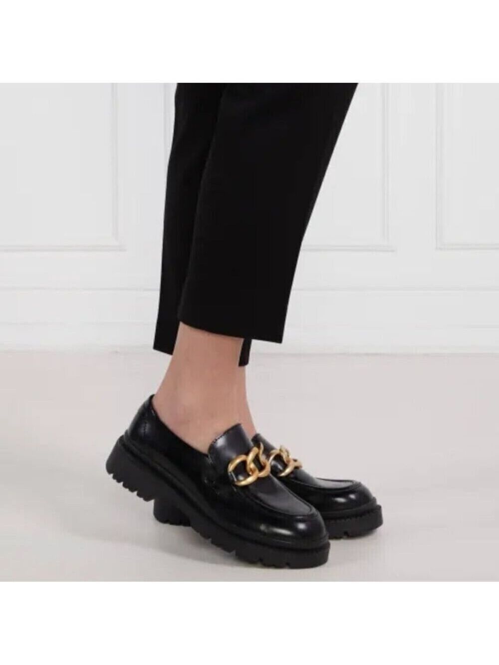 GANT Prepnovo leather chain loafers size 6.5